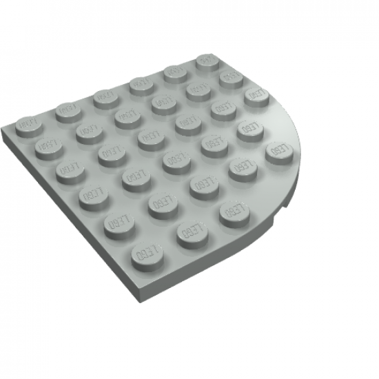 Plate, Round Corner 6 x 6