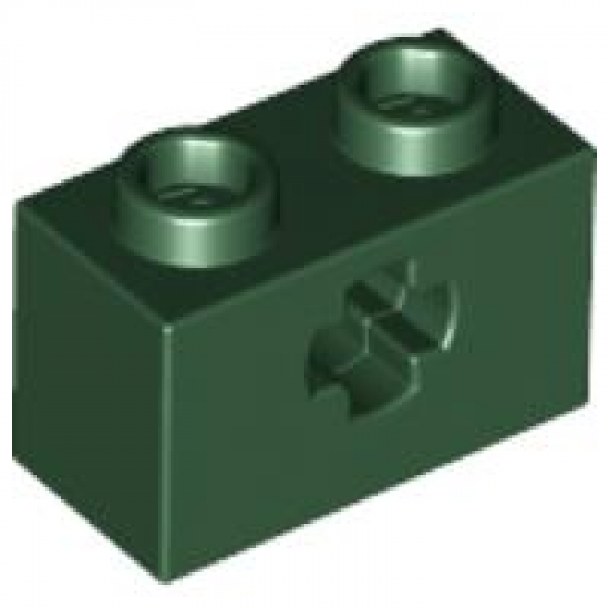 Technic, Brick 1 x 2 with Axle Hole