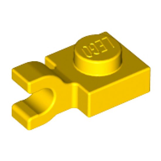 Plate, Modified 1 x 1 with U Clip (Horizontal Grip)