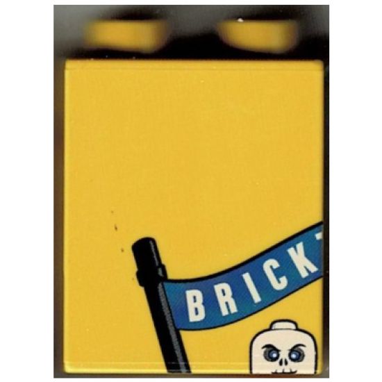 Duplo, Brick 1 x 2 x 2 with Toys 'R' Us Bricktober Week 3 Pattern