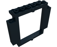 Door, Frame 2 x 8 x 6 Swivel with Bottom Notches