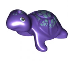 Turtle, Friends / Elves with Metallic Blue Eyes and Spots Pattern