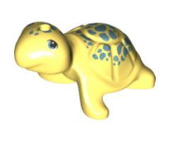 Turtle, Friends / Elves with Metallic Blue Eyes and Spots Pattern