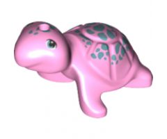 Turtle, Friends / Elves with Metallic Blue Eyes and Spots Pattern