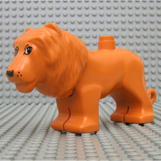 Duplo, Animal Lion Adult Male with Movable Head