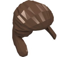 Minifigure, Hair Pulled Back