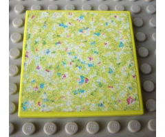 Scala Tile 6 x 6 with Floral Doormat Pattern (Sticker) - Set 3118