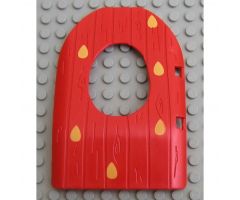 Duplo, Building Door / Window Pane 1 x 4 x 4 2/3 Cave with Dewdrops Pattern