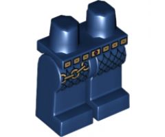 Hips and Legs with Gold Belt and Chain Pattern