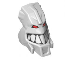 Minifigure, Head, Modified Bionicle Piraka Thok Pattern