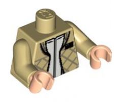Torso SW Checkered Jacket with White Undershirt Pattern (Leia) / Tan Arms / Light Nougat Hands
