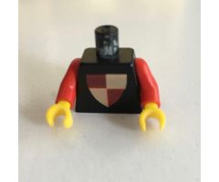 Torso Castle Classic Shield Quartered Red/Yellow Pattern / Red Arms / Yellow Hands