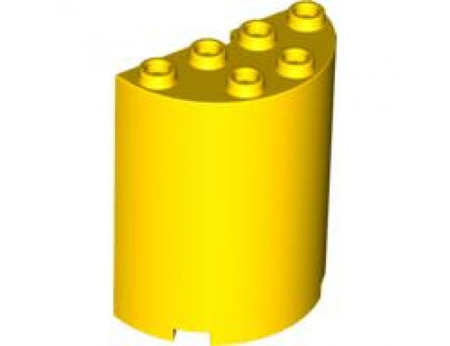 Cylinder Half 2 x 4 x 4