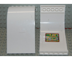 Panel 6 x 6 x 9 Curved Top with Shuttle Route Map Pattern on Inside (Sticker) - Set 6399