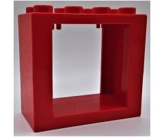 Duplo, Building Door / Window Frame 2 x 4 x 3 Flat Front Surface without Clips