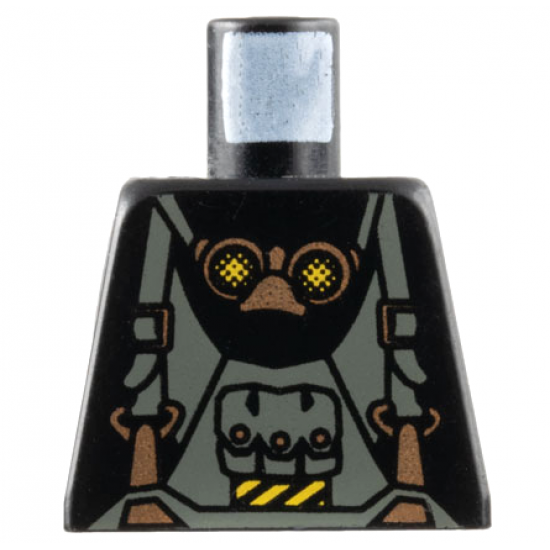 Torso Rock Raiders Overalls and Goggles Pattern (Axel)