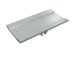 Vehicle Spoiler / Plow Blade 6 x 3 with Hinge