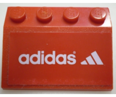 Slope 33 3 x 4 with Adidas Logo Pattern (Sticker) - Set 3426