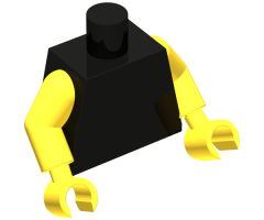 Torso Plain / Yellow Arms / Yellow Hands