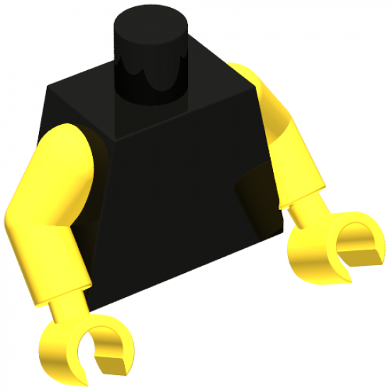 Torso Plain / Yellow Arms / Yellow Hands