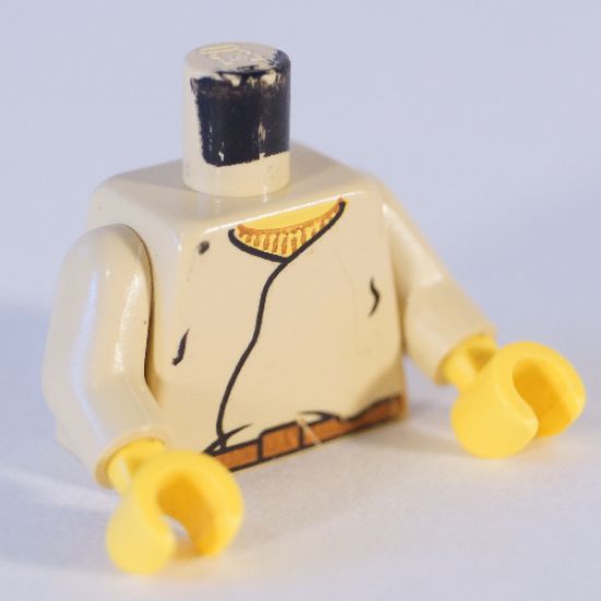 Torso SW Closed Shirt, Brown Belt, Yellow Neck Pattern / Tan Arms / Yellow Hands