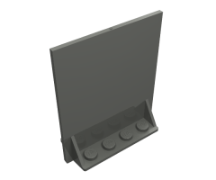 Door 2 x 5 x 5 Swivel, Bracket Base