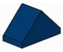 Slope 45 2 x 1 Double (Undetermined Underside Type)