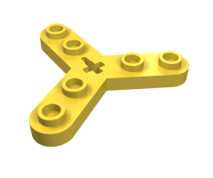 Technic, Plate Rotor 3 Blade with Smooth Ends and 6 Studs (Propeller)