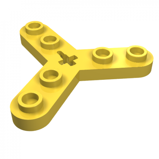 Technic, Plate Rotor 3 Blade with Smooth Ends and 6 Studs (Propeller)