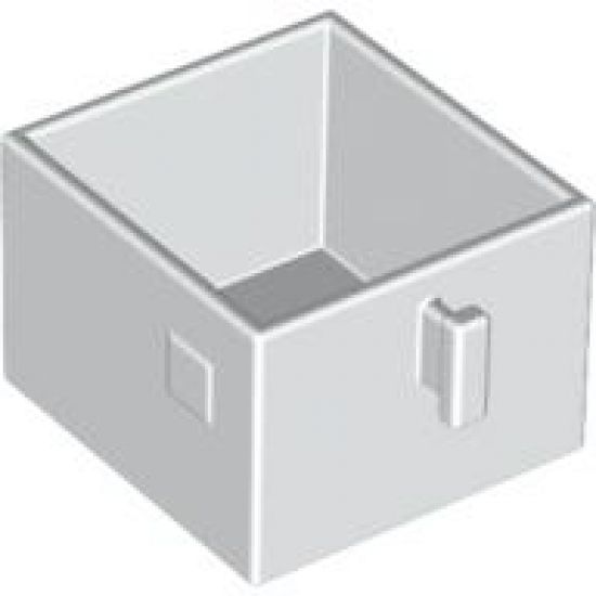 Duplo, Furniture Drawer 2 x 2 with Pull Handle