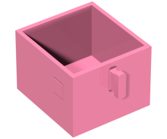 Duplo, Furniture Drawer 2 x 2 with Pull Handle