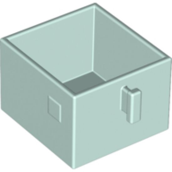 Duplo, Furniture Drawer 2 x 2 with Pull Handle