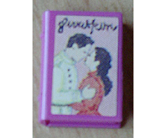 Minifigure, Utensil Book 2 x 3 with Man and Woman Kissing Pattern (Sticker) Sets 3108 / 3290