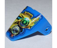 Technic Throwbot Visor with Scuba / Sub Pattern