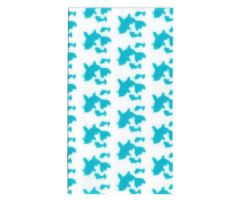 Duplo, Cloth Towel 3 x 6 with Medium Azure Koi Fishes Pattern