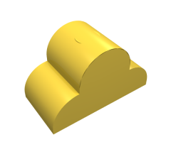 Slope, Curved 4 x 2 x 2 Triple