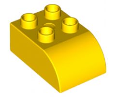 Duplo, Brick 2 x 3 with Curved Top