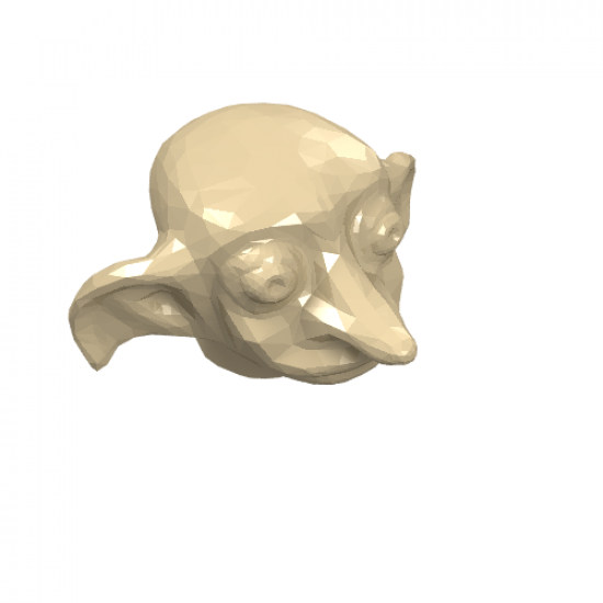 Minifigure, Head, Modified Dobby Type 1 Plain
