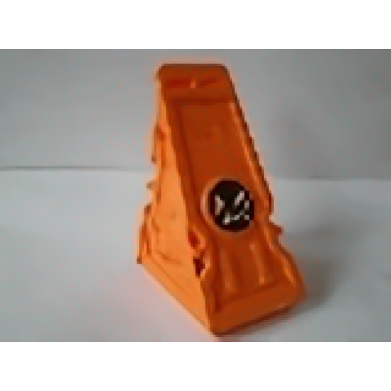 Vehicle Racer Launcher with Ghost Logo and Stat Card on Inside Pattern (Stickers) - Set 4578