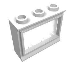 Window 1 x 3 x 2 with Fixed Glass