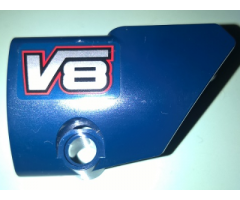 Technic, Panel Fairing # 2 Small Smooth Short, Side B with 'V8' Pattern (Sticker) - Set 41999