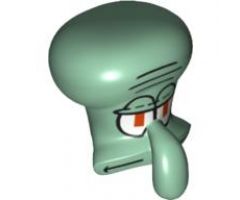 Minifigure, Head, Modified Squidward Pattern