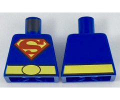 Torso Shirt with Red and Yellow Superman 'S' Logo and Wide Yellow Belt Pattern