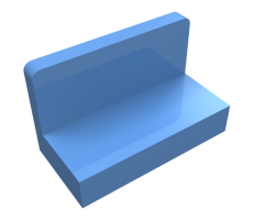 Panel 1 x 2 x 1 with Rounded Corners