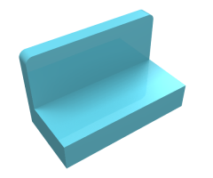 Panel 1 x 2 x 1 with Rounded Corners
