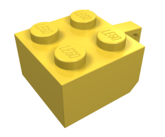 Hinge Brick 2 x 2 Locking with 1 Finger Vertical