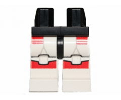 Hips and White Legs with Red SW Shock Trooper Armor Pattern