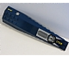 Wedge 16 x 4 Triple Curved with 'CTD-2', Silver Vent, Wiring, 'SECRET' and Silver Round Pattern Model Left Side (Stickers) - Set 8636