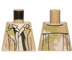 Torso Camouflage Open Jacket and Shirt Pattern (SW Han Solo Endor)