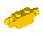Hinge Brick 1 x 2 Locking with 1 Finger Vertical End and 2 Fingers Vertical End, 9 Teeth